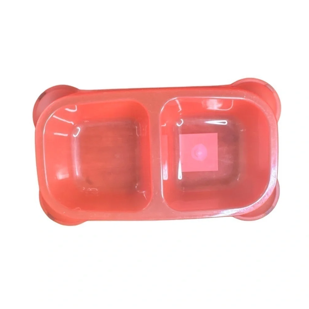 Pink Plastic Pet Food & Water Dish (NWT) 🐶🐱💧🥓